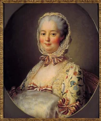 Portret Jeanne Antoinette Poisson, markizy Pompadour (znanej jako Madame de Pompadour
