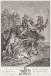Rinaldo porzuca Armida, 1720-62.