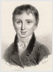 Franciszek Liszt w wieku 11 lat, ok. godz. 1822.