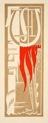 Ilustracja graficzna z Prométhée Enchaîné autorstwa Ajschylosa, wyd. 1941 (druk szablonowy)