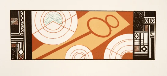 Ilustracja graficzna z Prométhée Enchaîné autorstwa Ajschylosa, wyd. 1941 (druk szablonowy)