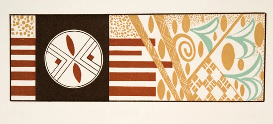 Ilustracja graficzna z Prométhée Enchaîné autorstwa Ajschylosa, wyd. 1941 (druk szablonowy)