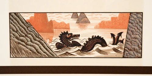 Ilustracja graficzna z Prométhée Enchaîné autorstwa Ajschylosa, wyd. 1941 (druk szablonowy)