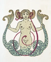 Syrenka, pub. 1922 (odbitka szablonowa)