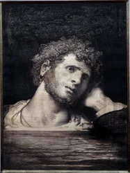 Talerz ilustrujący powieść „Robotnicy morza” Victora Hugo (1802-1885): rysunek Francois Nicolas Chifflart (1825-1901) 1882 Paryż, Maison Victor Hugo