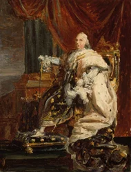 Król Ludwik XVIII, ok. 1816-18 (olej na płótnie)