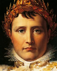 Napoleon Bonaparte w cesarskich ujeżdżalniach, ok. 1805, Francois Baron Gerard (1770-1837), olej na płótnie, epoka napoleońska, Francja