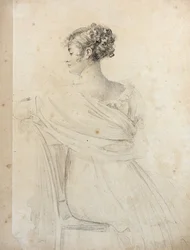 Portret Madame Recamier 1777-1849.