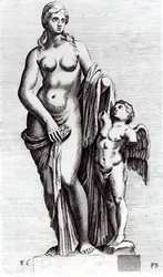 Niebiańska Wenus, ok. 1653 (akwaforta) (bw zdjęcie)
