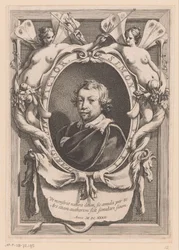 Portret Simona Voueta Paris Painter Simon Vouet (tytuł na obiekcie)