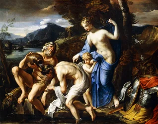 Ubóstwienie Eneasza, 1642-1645