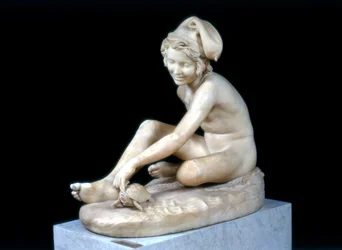 Neapolitański rybak bawiący się z żółwiem, 1833