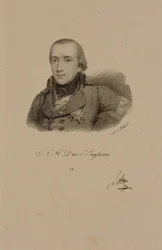 Louis Antoine Henri de Bourbon (1772-1804) Książę Enghien w mundurze Conde