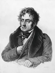 Portret Francois-Rene, wicehrabiego de Chateaubriand (1768-1848), francuskiego pisarza, polityka, dyplomaty i historyka