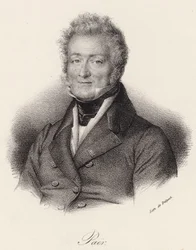 Portret kompozytora Ferdinando Paera 1771-1839, 1830.