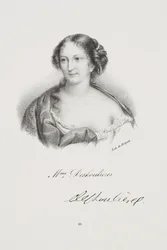 Portret pisarki Antoinette Des Houlières