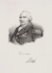 Portret króla Ludwika XVIII