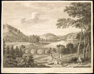 Widok na Stour Head w Wiltshire