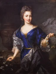 Portret Marie-Anne de Bourbon, księżniczki Conti, 1690 (olej na płótnie)