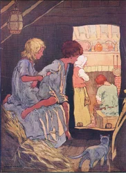 Dzieci nie mogły spać, z Hansel i Gretel, wyd. Blackie & Son Limited, ok. 1940 r.