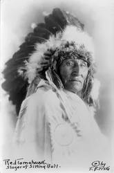 Red Tomahawk, zabójca Sitting Bulla, ok. 1890-1910