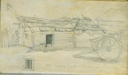 Stary dom handlowy, Traverse des Sioux, 1851