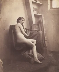 [Akt kobiecy w studio], 1856-59.
