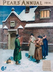 The Christmas Waits, okładka „Pears Annual”, 1914