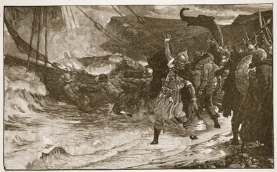 The Funeral of a Viking, ilustracja z 