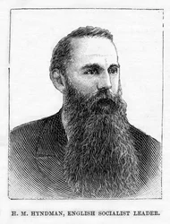 Х.М. Хайндман, Британийн анхны социалист улс төрийн намыг үүсгэн байгуулагч, "Фрэнк Леслигийн алдартай сар тутмын" сэтгүүлээс авсан зураг, 1886 он