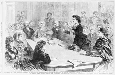 Washington DC The Judiciary Committee..., z Frank Leslies Illustrated Newspaper, 1871