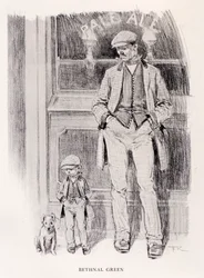 "Bethnal Green" z serii "The Sketch" z 1906 r. "Ubrania niedzielne według dzielnic