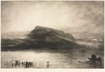 Góra Rigi o świcie, 1910.