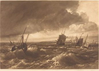 Usta Tamizy — wyspa Sheppey w oddali