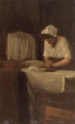 „Kobieta prasująca”, Praczka, ok. 1850 r.
