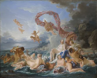 Triumf Wenus - Triumf Wenus - Boucher, Francois (1703-1770) - 1740 - Olej na płótnie - 130x162 - Muzeum Narodowe w Sztokholmie