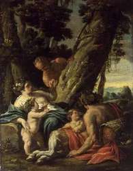 Satyr i nimfa, XVIII wiek