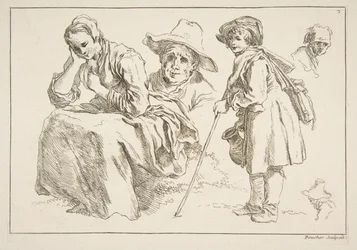 Arkusz szkiców, 1753.