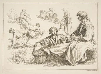Arkusz szkiców, 1753.
