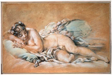 Śpiąca młoda kobieta, 1758.