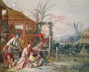 Polowanie chińskie, ok. 1742