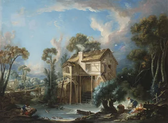 Młyn w Charenton, c.1756