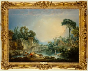Rustykalny most, ok. 1756