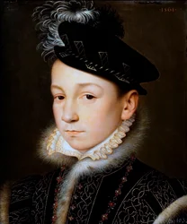 Król Francji Karol IX (1550-1574), popiersie króla Francji Karola IX