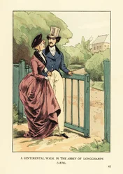Sentymentalny spacer po opactwie Longchamps