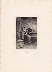 François Flameng - Victor Hugo - Król jest rozbawiony