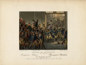 Napoleon powracający z wyspy Elba, 1815