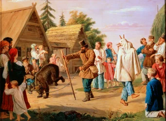 „Bufony w wiosce”, 1857.