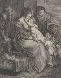 Święta Rodzina ze św. Elżbietą i św. Janem Chrzcicielem, ca. 1780.