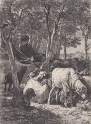 Pasterz, z Le Magasin Pittoresque, ca. 1852.
